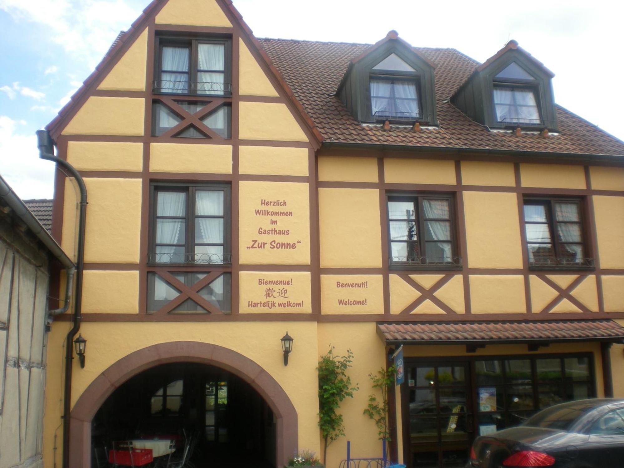 Gasthaus Sonne Gbr Trennfeld Eksteriør billede